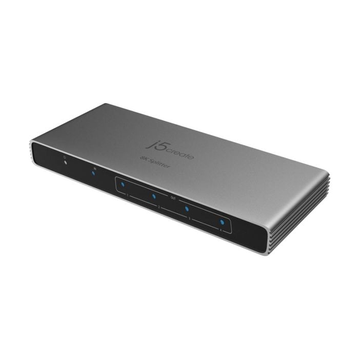 J5create 8k Usb-c To Dual Hdmi 4-way Display Splitter Extender
