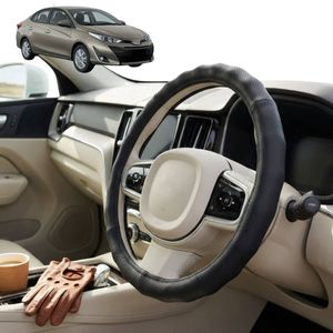 Australian Goose Steering Wheel Cover for Toyota Yaris 2020 - Current Circle Black