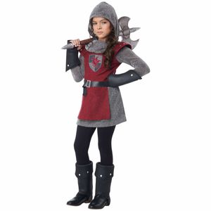 Fearless Knight Chevalier Medieval Renaissance Book Week Child Girls Costume M