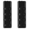 Arlec Black 4 Outlet Individually Switched Powerboard - Twin Pack