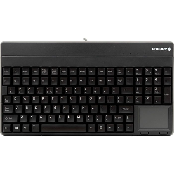 CHERRY G86-62401 Keyboard - Cable Connectivity - USB 2.0 Interface - TouchPad - English (US) - QWERTY Layout