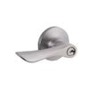 Tasman Satin Nickel Plated Tiva Right Handed Entrance Leverset