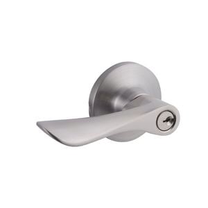 Tasman Satin Nickel Plated Tiva Right Handed Entrance Leverset