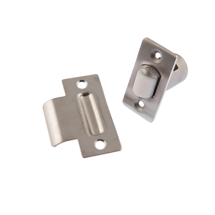 Lane Brushed Satin Chrome Non Mortise Roller Latch