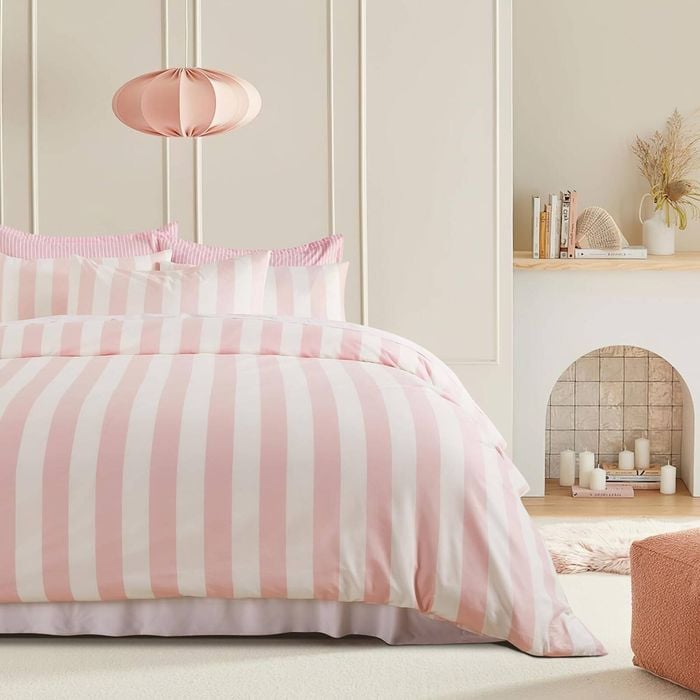 Gioia Casa 100% Cotton Alice Reversible Printed Quilt Cover Set - King