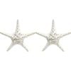 2PK LVD Resin Starfish Decorative Home Display Sculpture 21x19cm Off-White