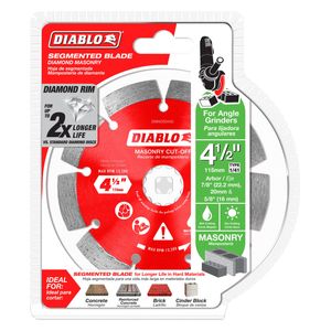 Diablo 115mm Diamond Segmented Masonry Cut Off Disc