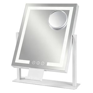Yezi Vanity Mirror With 3 Color Lights 15X Magnifier Touch Dimmable White