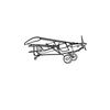 Ignite Laser Kitfox S7 STi - Light Sport Aircraft Silhouette Metal Wall Art Rustic Metal 23.6 inch - 60 cm