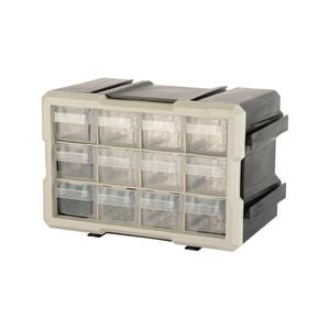 Montgomery Grey Interlocking 12 Drawer Organiser