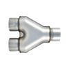 Aluminised Steel 2 Inch I.D. Y Merge Exhaust Pipe
