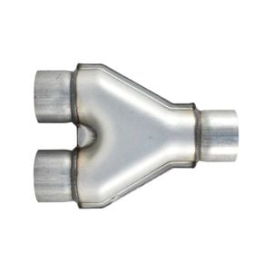 Aluminised Steel 2 Inch I.D. Y Merge Exhaust Pipe