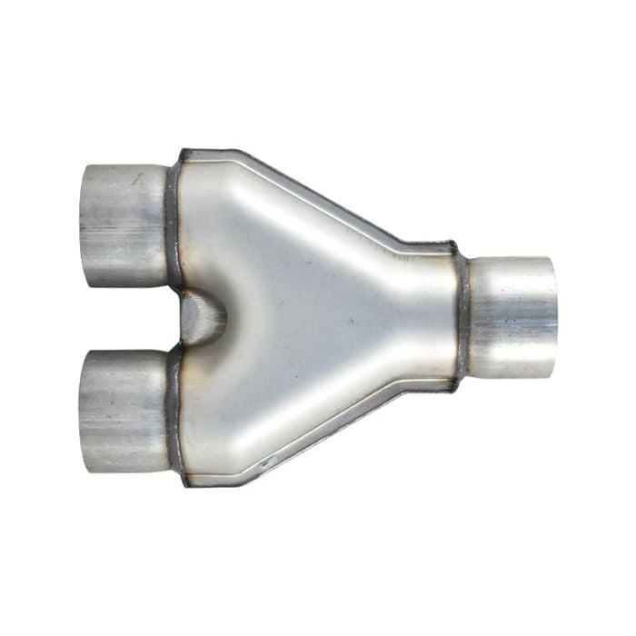 Aluminised Steel 2 Inch I.D. Y Merge Exhaust Pipe