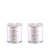 Set of 2 - 180g Perfumed Hand Poured Candle - Cotton Flower
