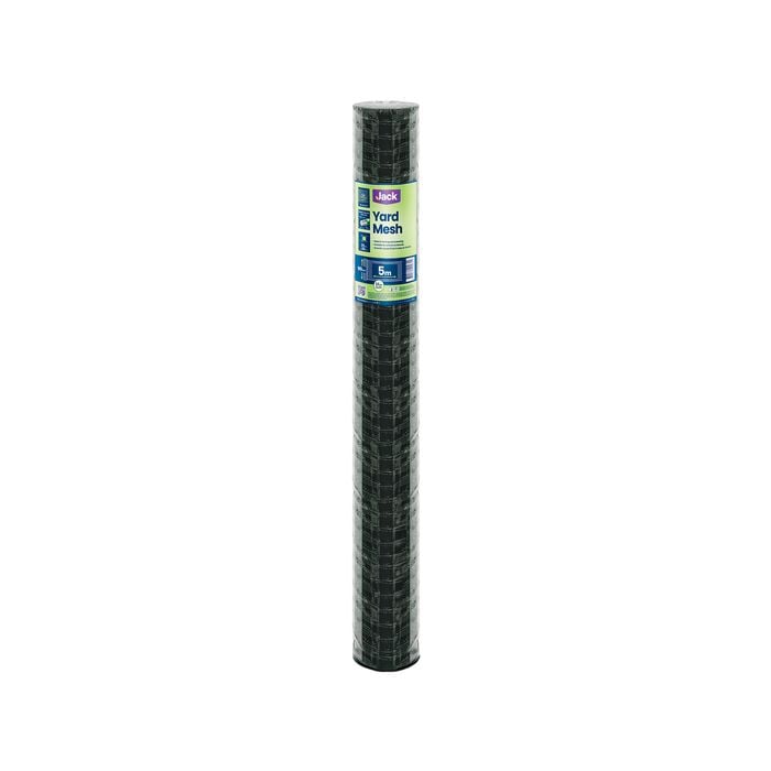 Jack 90cm x 5m x 25 x 25mm Green PVC Coated Yard Mesh