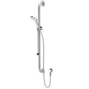 Caroma Care Support Accessible Chrome Shower Set  Rated,