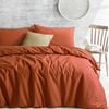 Amson Royale Cotton Rust Single Quilt Cover Set