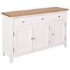 vidaXL Sideboard 110x33.5x70cm Highboard Cabinet Furniture