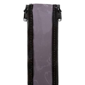 Bistro Blinds 10 x 240cm Charcoal Outdoor Bistro Blind Zip Joiner