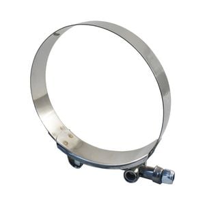 92-100mm T-bolt Hose Clamp Suits Silicone Hose, Stainless Steel