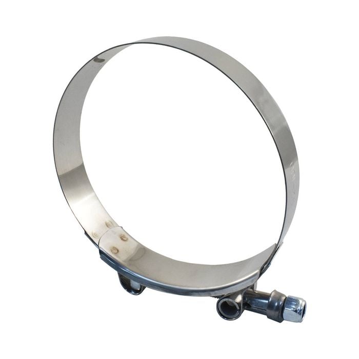 92-100mm T-bolt Hose Clamp Suits Silicone Hose, Stainless Steel