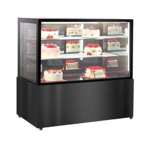 Exquisite Three Tiers Mirror Cake Display Refrigerators 1200mm Width