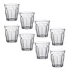 2x 4pc Duralex Picardie 250ml Glass Tumbler Set - Clear