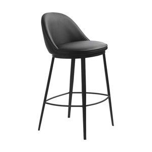 Modern Furniture GAIN 48x89cm Counter Stool - Black PU Leather
