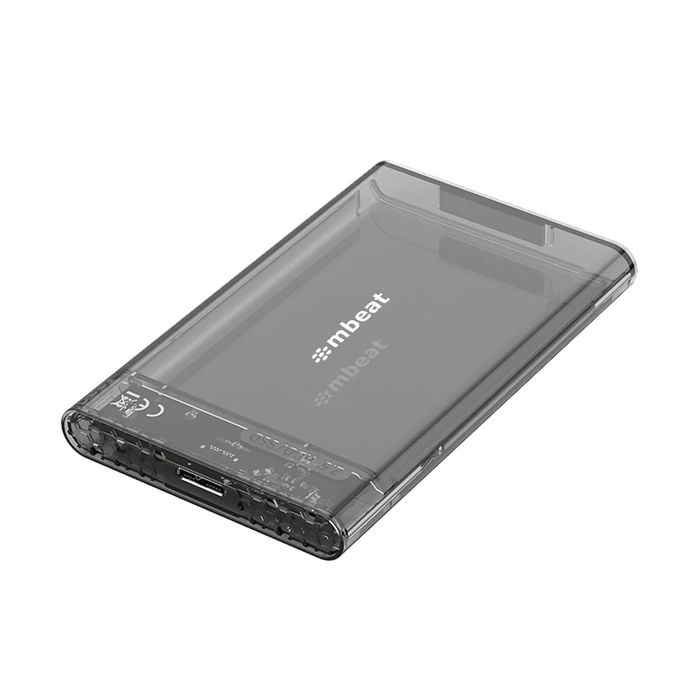 Mbeat A1 See-Through Tool Free USB 3.0 2.5" SATA HDD Enclosure (Black)