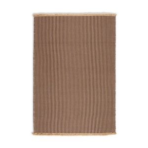 Colorscope seasons ribbed contemporary outdoor rug brown 305x430cm