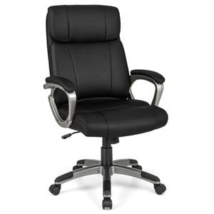 Costway Executive Office Chair Adjustable Rocking Black