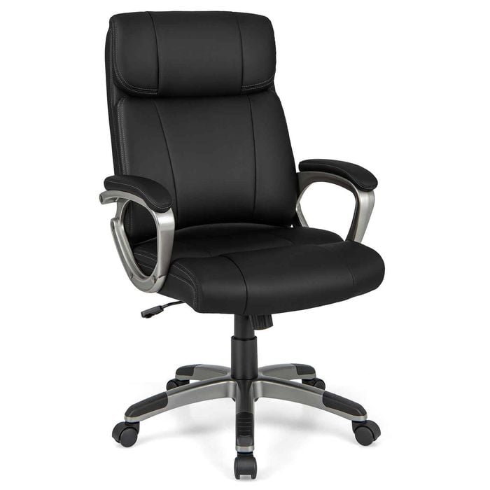 Costway Executive Office Chair Adjustable Rocking Black