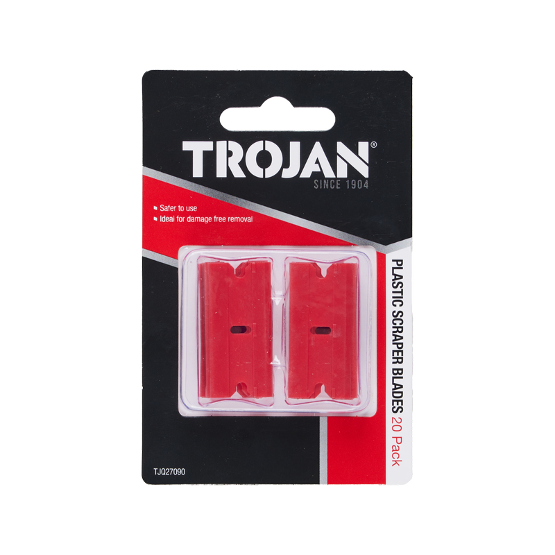 Plastic Scraper Blades - 20 Pack