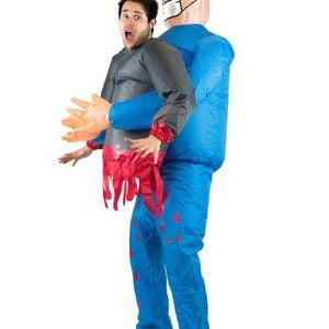 Inflatable Adults Scary Doctor Carry Me Halloween Costume - One Size