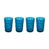 4pk Casa Domani Deanna Highball High Quality Highball Glasses  - Blue