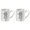 2pk Mikasa X V & A Alice In Wonderland Coffee Drinking Mug Alice 350ml
