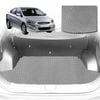 6D Diamond Car Boot Mat for Hyundai Accent (R8)2011-2018-Cargo Mat-Grey-Outback GT
