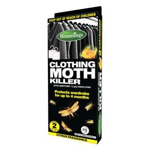 Brunnings Citrus Scented Clothing Moth Killer - 2 Pack