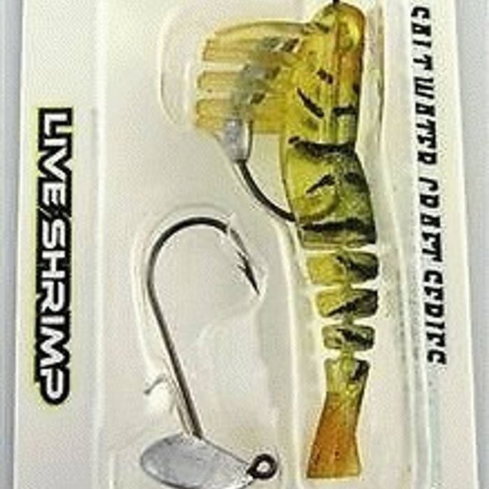 Zerek Live Shrimp 50mm Pre Rigged Lumo Eyes 01 Colour Kevlar