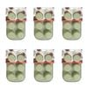 6x 6pc Topchef Silicone Heat Resistant Large Muffin Tray 28x18cm Assorted
