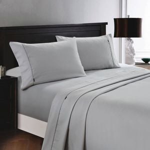Deluxe Linen 1200TC Cotton Rich Sheet Set Natural Single