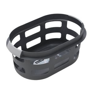 Boxsweden 57 x 38 x 25.5sm Charcoal Skara Laundry Basket 