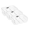3pk Boxsweden Crystal 3-Bottle 30x10.5cm Stackable Holder - Clear