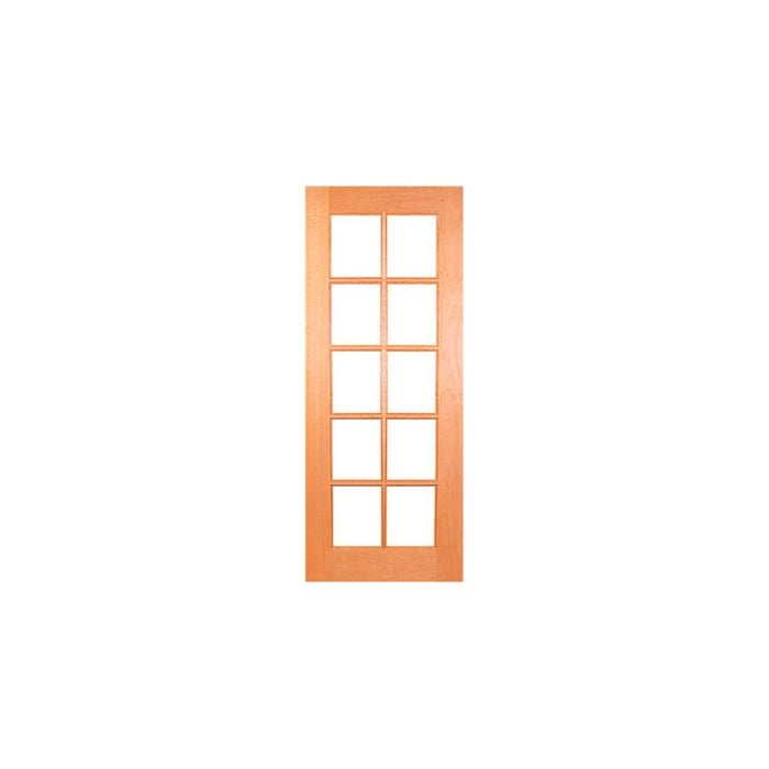 Woodcraft 2040 x 820 x 40mm Entrance Door Flash Low E Glass