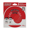 Diablo 150mm 240 Grit Hook and Loop Random Orbital Sanding Discs - 10 Pack