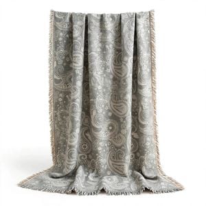 Anycozy Throw Blanket 120×150cm Cashew Cozy Paisley Sofa Cover (Throw/Travel Size)