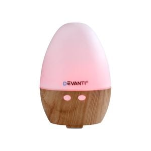 Devanti Aroma Diffuser Aromatherapy Ultrasonic 130ml LED Lights Light
