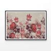 Painted Leaves & Water Lilies  Print 100% Australian Made 90x60cm  (Poster)