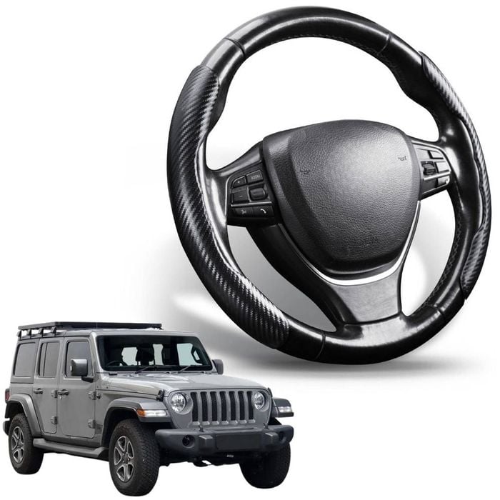 Segmented Steering Wheel Cover for Jeep Wrangler 2018 - Current (2-Door JL)