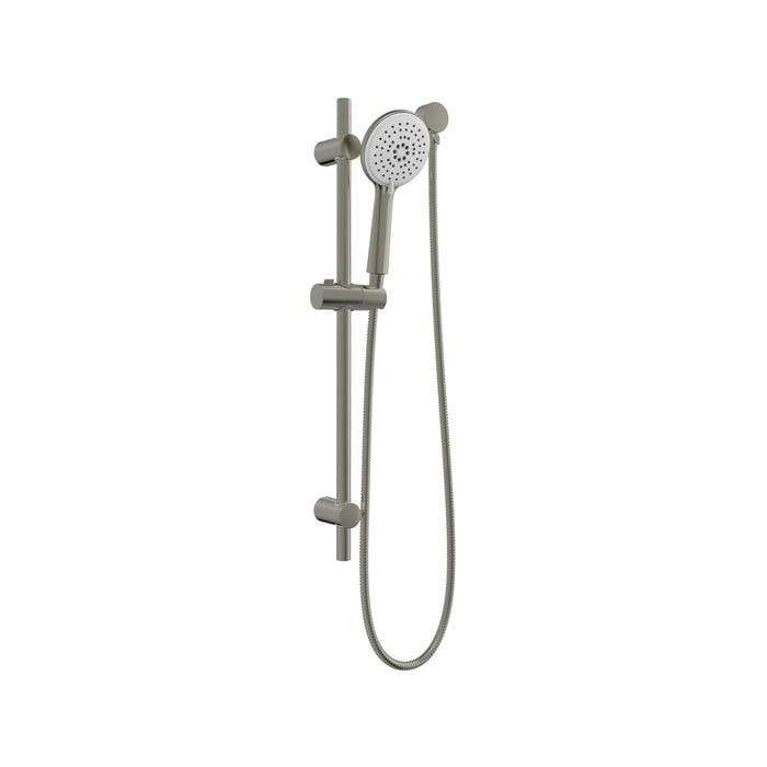 Revolution Self Cleaning Hand Held Rail Shower Brushed Nickel